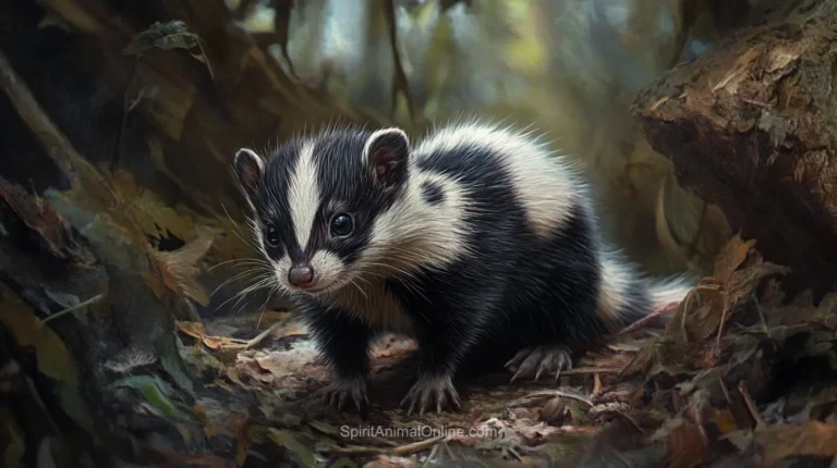 Spirit Animal Baby Skunk