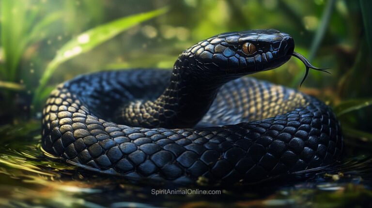 Spirit Animal Black Snake