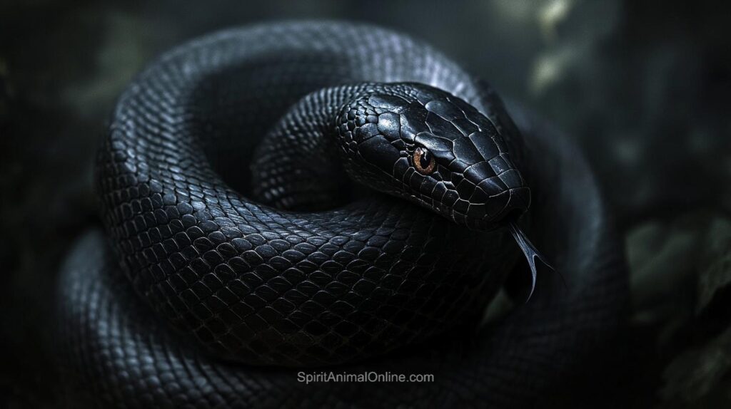 Symbolism of the Black Snake Spirit Animal