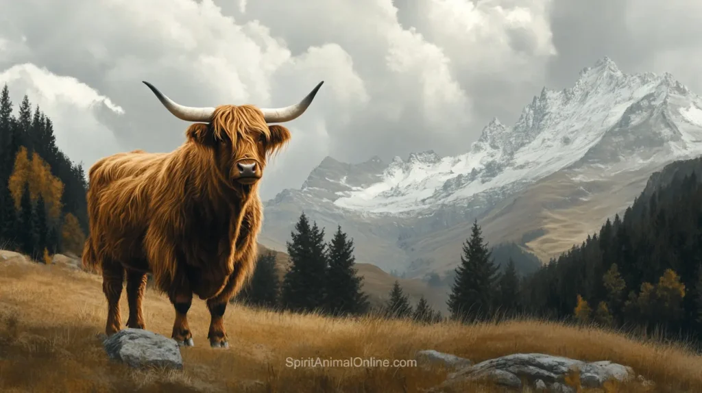 Highland Cow as a Spirit Guide