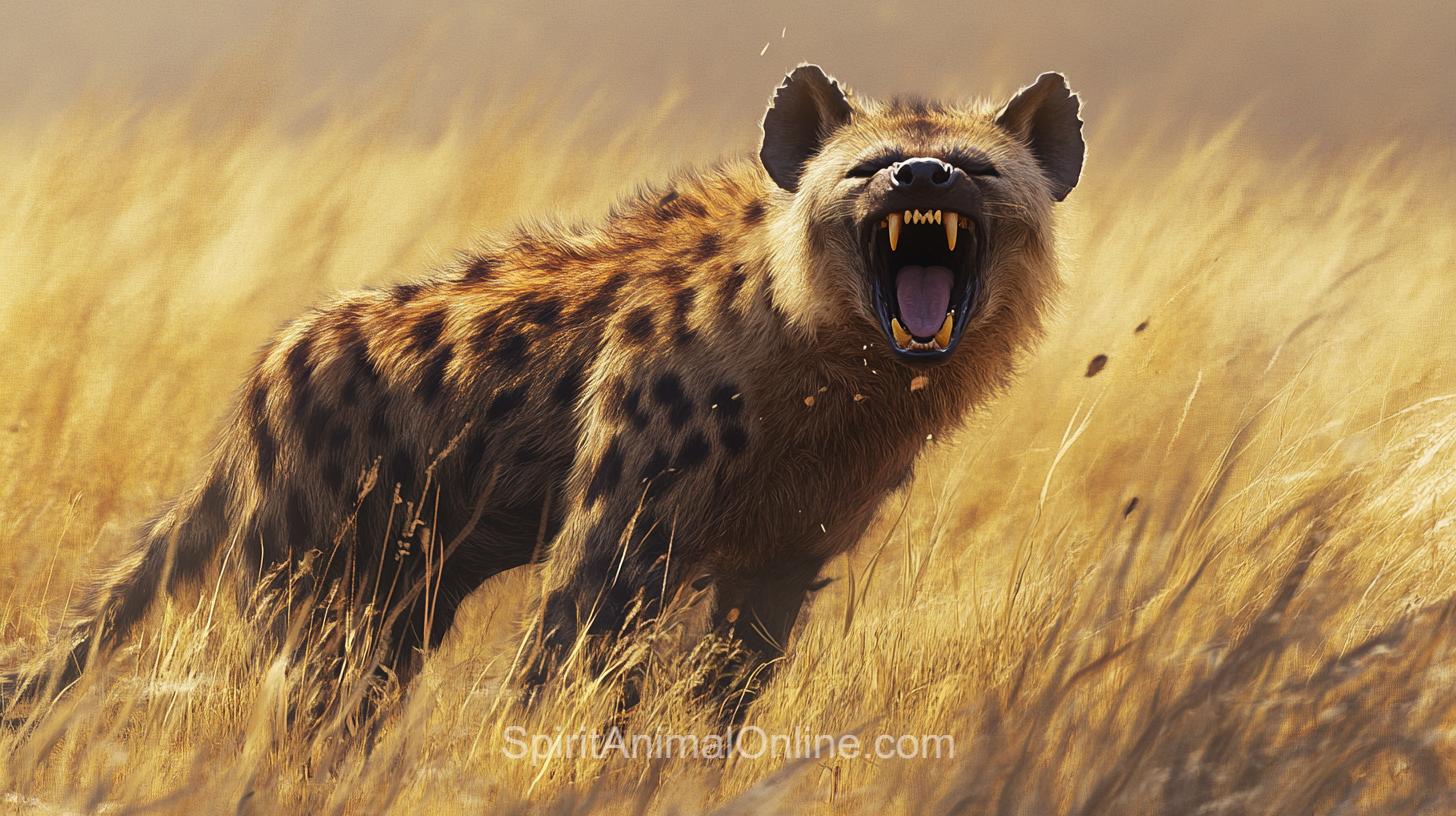 Spirit Animal Laughing Hyena