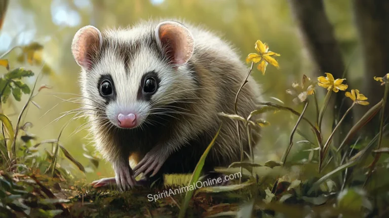 Spirit Animal Opossum