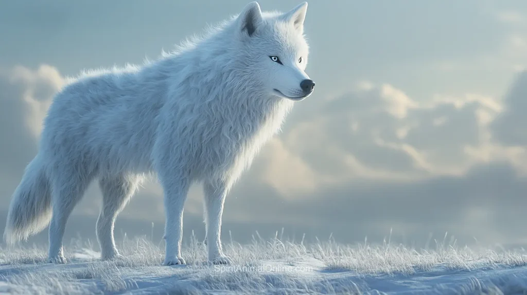 Snow Wolf Wisdom for Navigating Life's Challenges