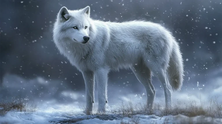 Snow Wolf Spirit Animal