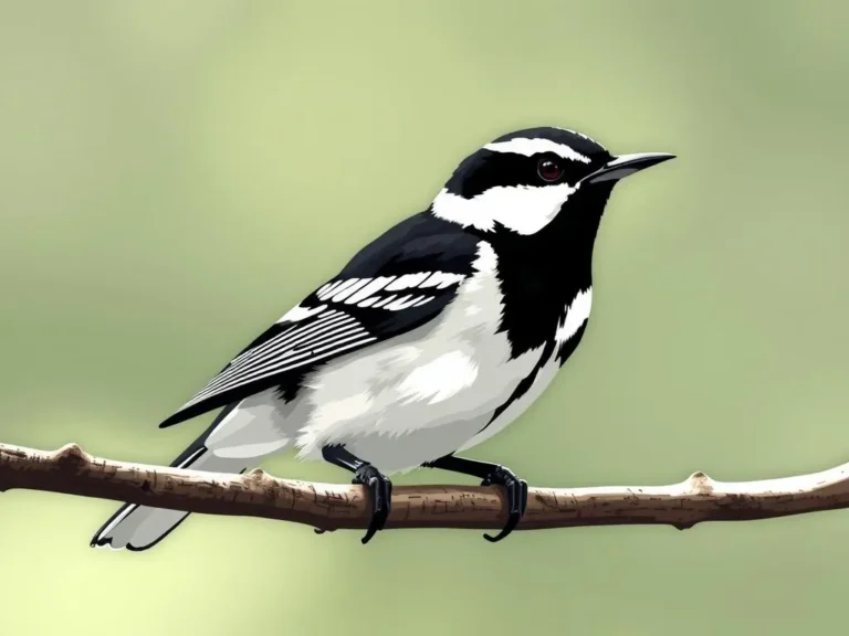 Black and White Warbler Symbolism: Exploring the Duality of Life