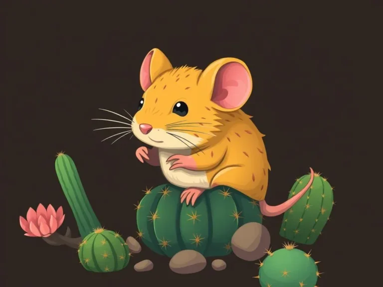 Cactus Mouse Symbolism: Embracing the Spirit of Resilience and Adaptability