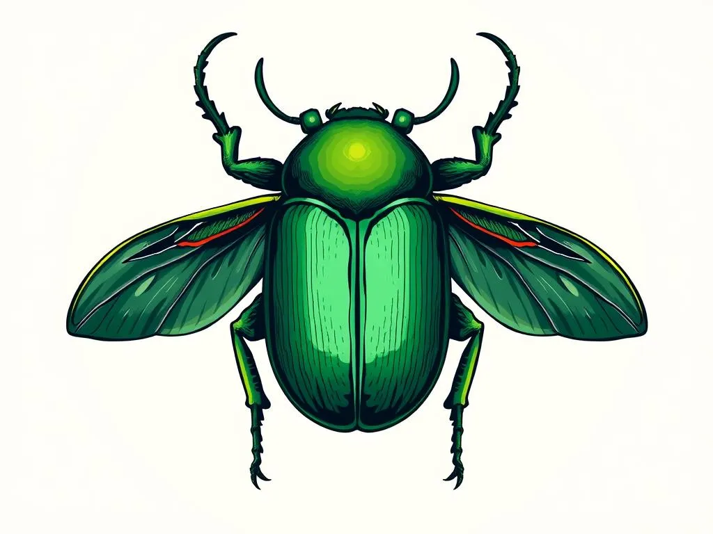 Green June Beetle Symbolism: Unlocking the Secrets of Nature's Emerald Messenger