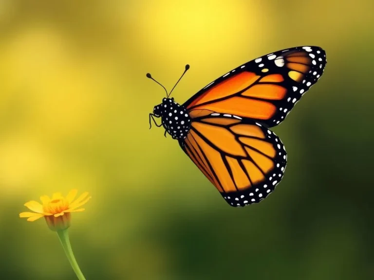 Monarch Butterfly Symbolism: A Journey of Transformation and Renewal