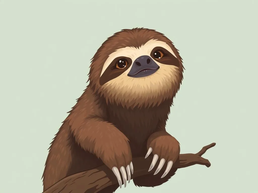 Unau Linnaeuss Two-Toed Sloth Symbolism: Embracing the Slow and Steady Pace of Life