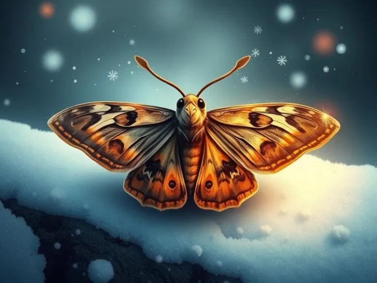 Winter Moth Symbolism: Embracing the Transformative Power of the Night