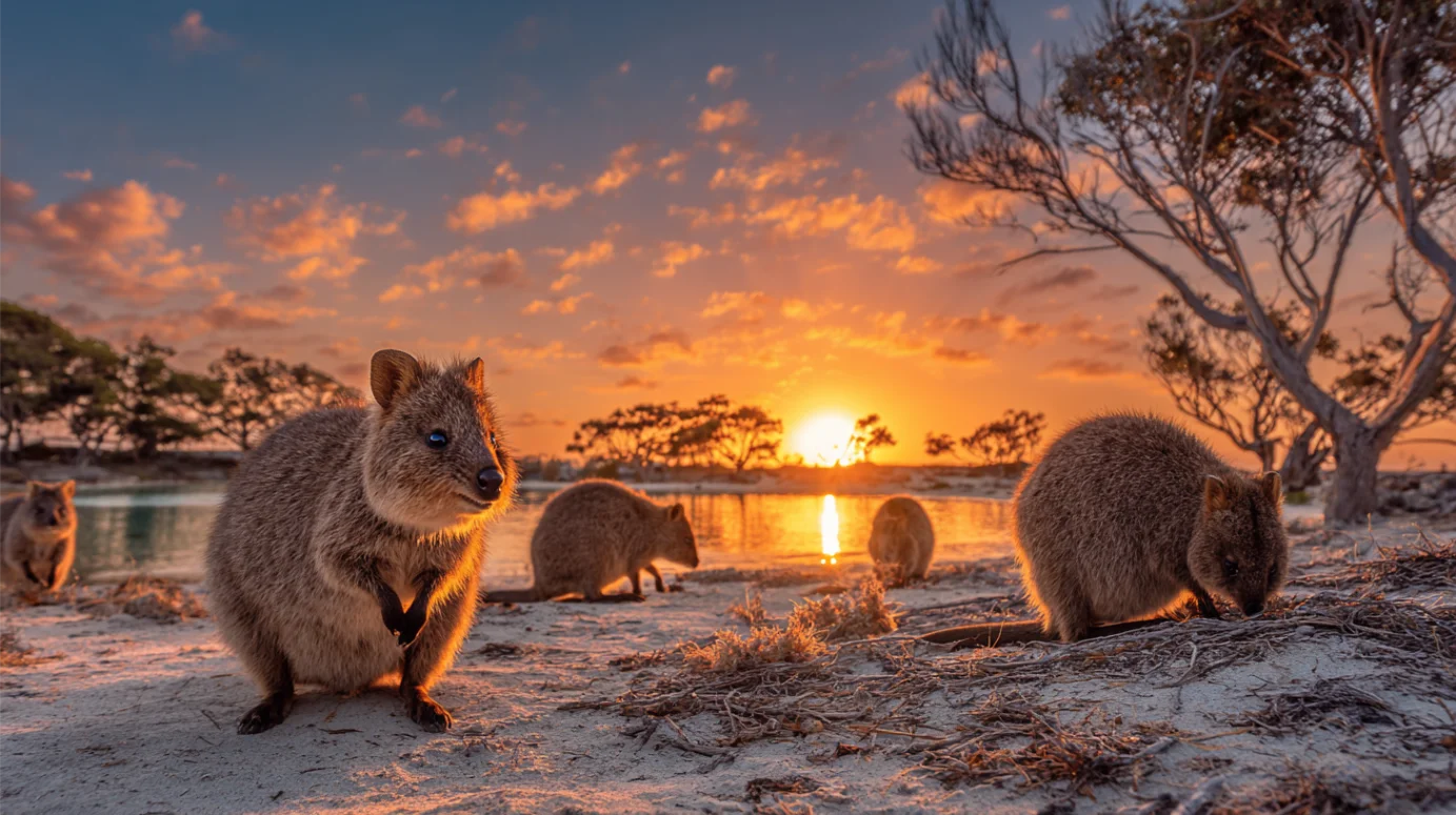 Quokka Spirit Animal: The Joyful Guide to Positivity and Friendliness 1 quokka's